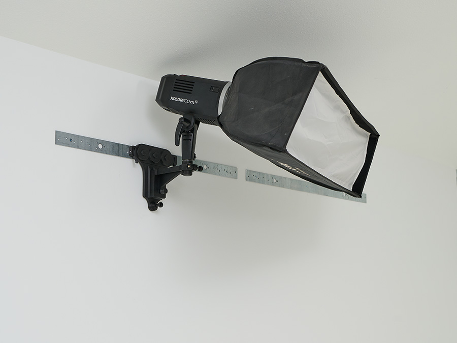 Horizontal Hair Light Setup