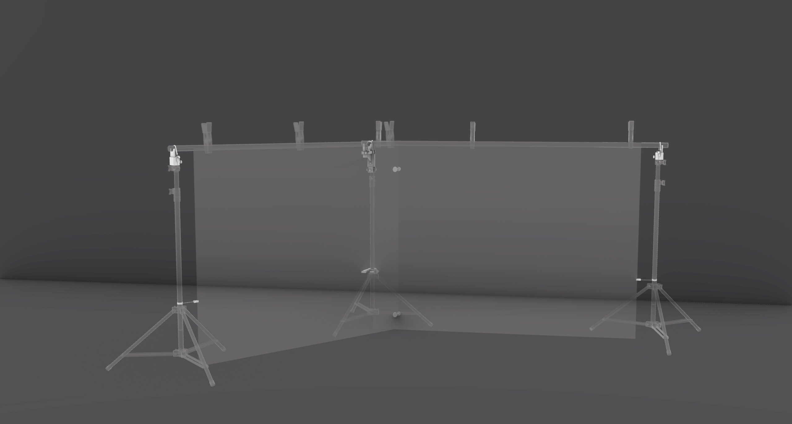 Light Stand Corner Backdrop System - Image 7