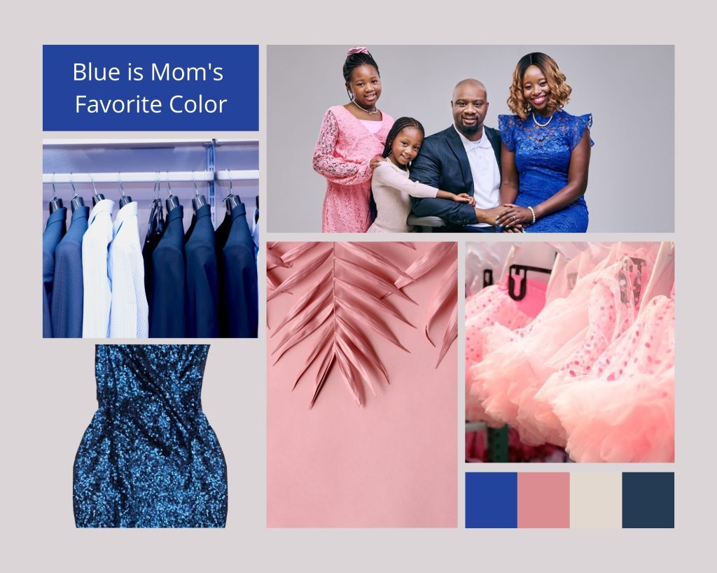 Mom loves Blue for photo session