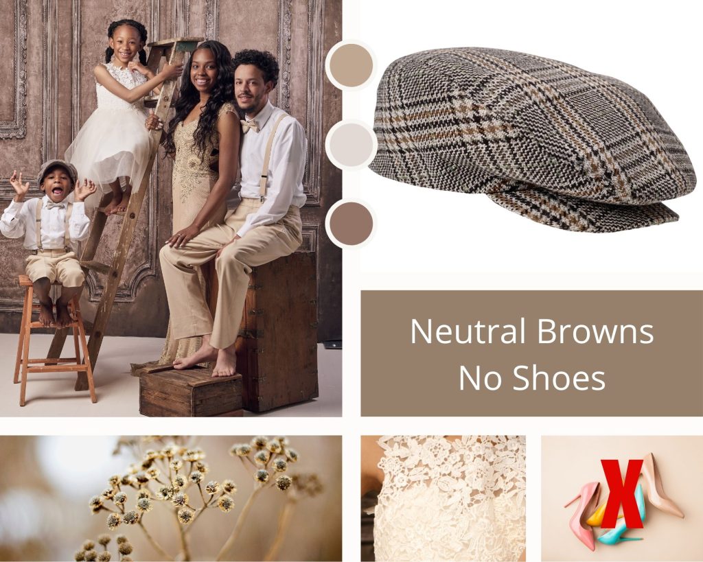 Neutral Browns for Family Portrait Session