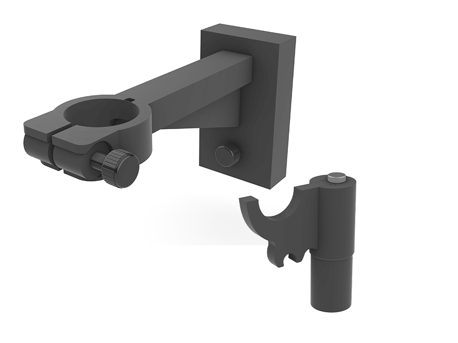 Light Holder Body with Turret for Crossbars