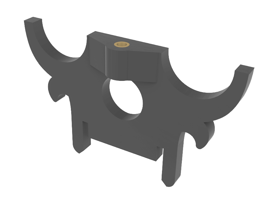 Dual Drop Light Stand Saddle