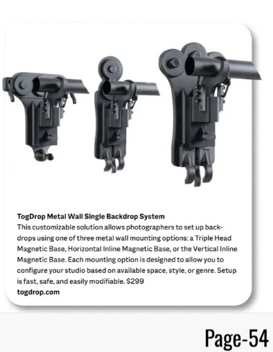 PPA Hot Ones TogDrop's Metal Wall Backdrop Hanging Options