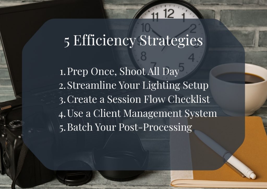 5 Efficiency Strategies listed out