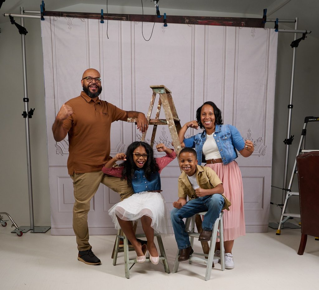 BTS Fun with family when a second backdrop is added quickly