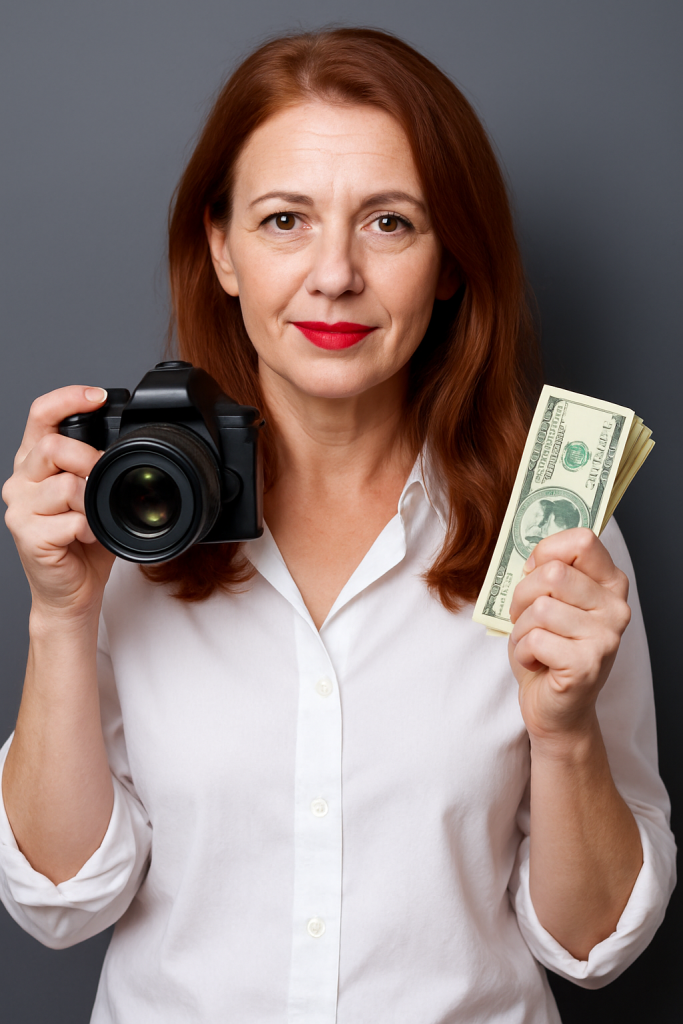 Photographer making bank