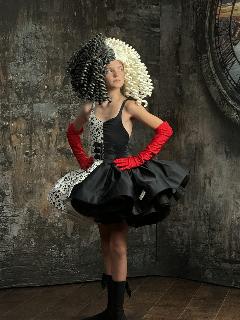 after image of girl posing for a portrait