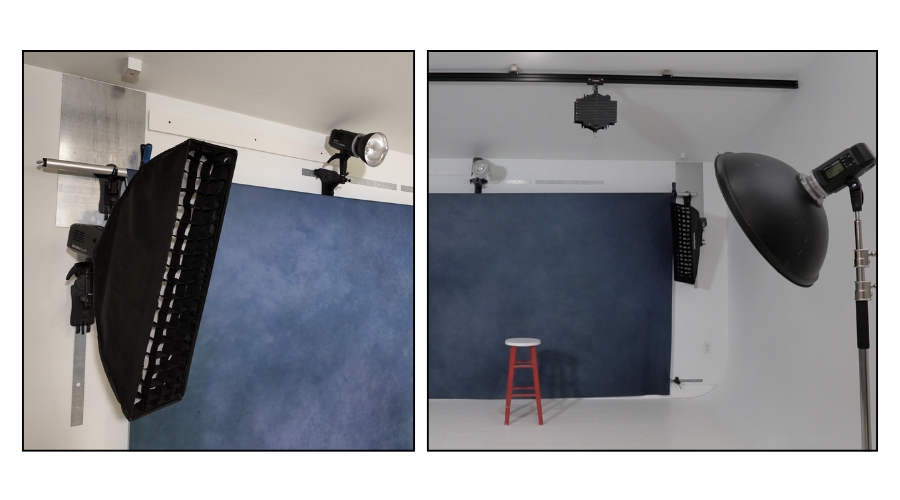 Multiple Lighting Options in a Studio