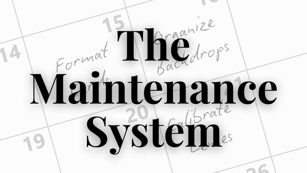 The Maintenance System 2026