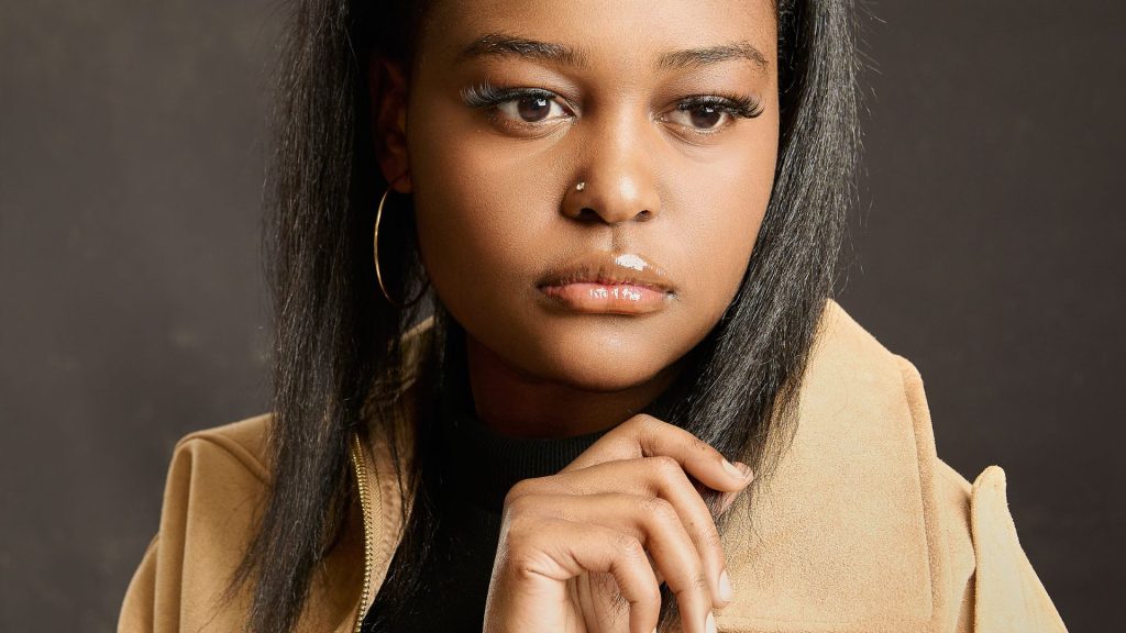 Confident portrait of studio model showing results of strong client experience photography