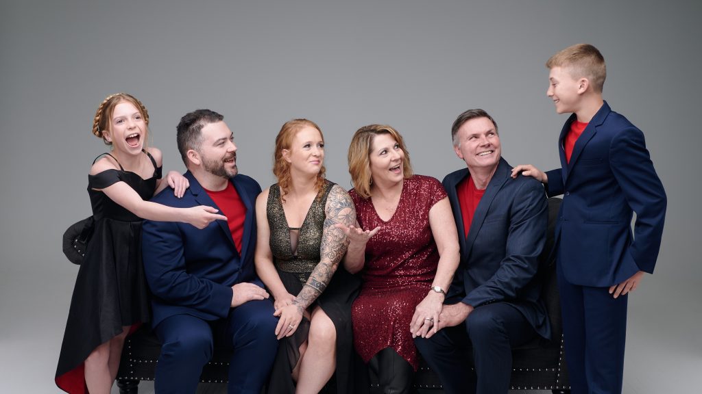 Gary and Elaine spending intentional time with family during a creative reset away from the photography studio